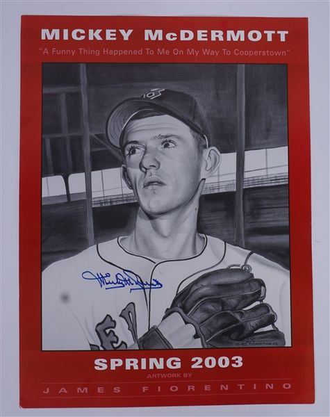 Mickey McDermott Autographed James Fiorentino 16x20 Poster