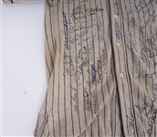 1918 Brooklyn Dodgers Spring Training Worn Flannel Jersey & Pants Autographed by 66 Hall Of Famers w/ Mickey Mantle Beckett LOA