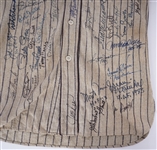 1918 Brooklyn Dodgers Spring Training Worn Flannel Jersey & Pants Autographed by 66 Hall Of Famers w/ Mickey Mantle Beckett LOA