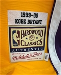 Kobe Bryant Autographed 1999-00 Mitchell & Ness Lakers NBA Finals Jersey PSA/DNA & Beckett