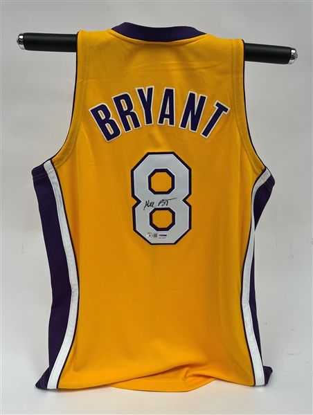 Kobe Bryant Autographed 1999-00 Mitchell & Ness Lakers NBA Finals Jersey PSA/DNA & Beckett