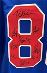 1980 USA Hockey Miracle Team Signed Custom Blue Jersey w/ 19 Signatures Beckett