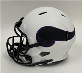 Brett Favre Autographed Minnesota Vikings Full Size Lunar Eclipse Replica Helmet