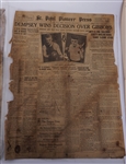 Jack Dempsey 1923 Vintage Newspaper Collection
