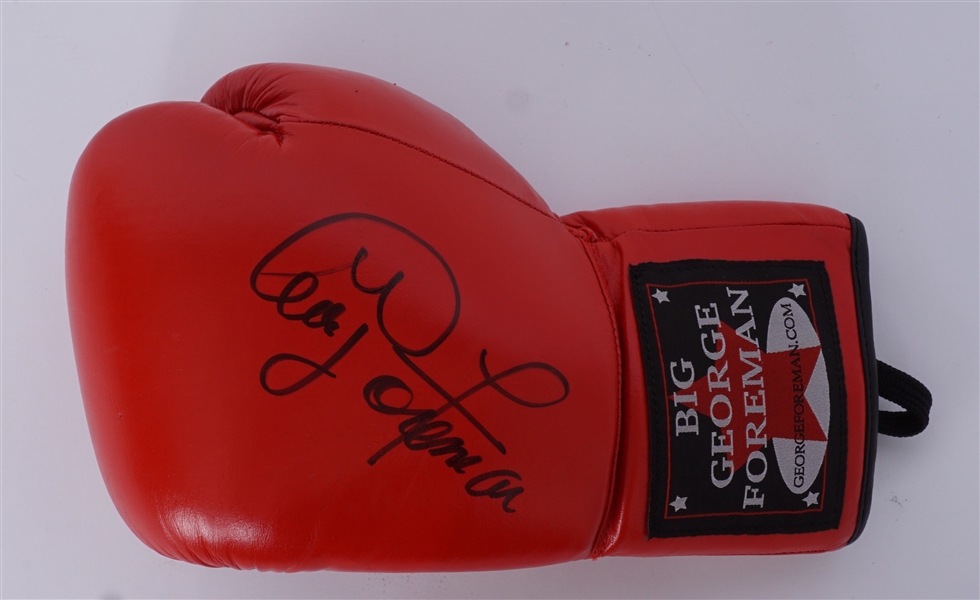 George Foreman Autographed Boxing Glove Beckett