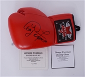 George Foreman Autographed Boxing Glove Beckett