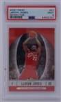 LeBron James 2006 Finest #22 Refractor PSA 9