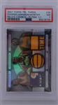2007 Topps Triple Threads #28 Cooper/Johnson/Worthy Relics Combos-Platinum PSA NM 7 1/1