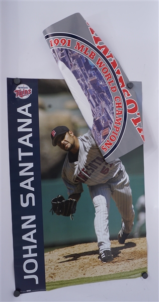 Lot of 2 Minnesota Twins Posters