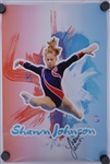 Lot of 2 Shawn Johnson & Nastia Liukin Autographed Posters Beckett