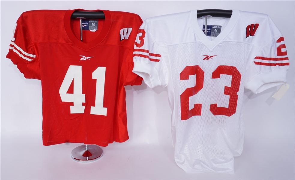 Lot of 2 Wisconsin Badgers Football Jerseys