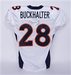 Correll Buckhalter 2010 Denver Broncos Game Used & Autographed Jersey w/ Team Provenance