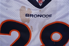 Correll Buckhalter 2010 Denver Broncos Game Used & Autographed Jersey w/ Team Provenance