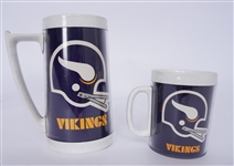 Lot of 3 Minnesota Twins & Vikings Mugs