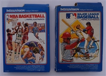 Lot of 2 NBA & MLB Intellivisions