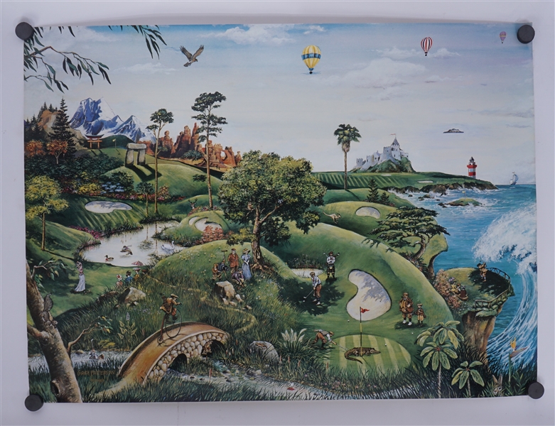 Gary Patterson Golf Course Lithograph LE #36/2450