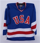 1980 Team USA Autographed Jersey w/ Pavelich & Suter JSA & Beckett LOA