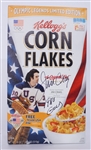 Jim Craig Autographed & Inscribed Unopened Corn Flakes Cereal Box JSA