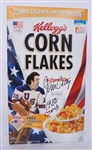 Jim Craig Autographed & Inscribed Unopened Corn Flakes Cereal Box JSA