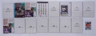 Lot of 15 Oversized NBA & MLB Cards