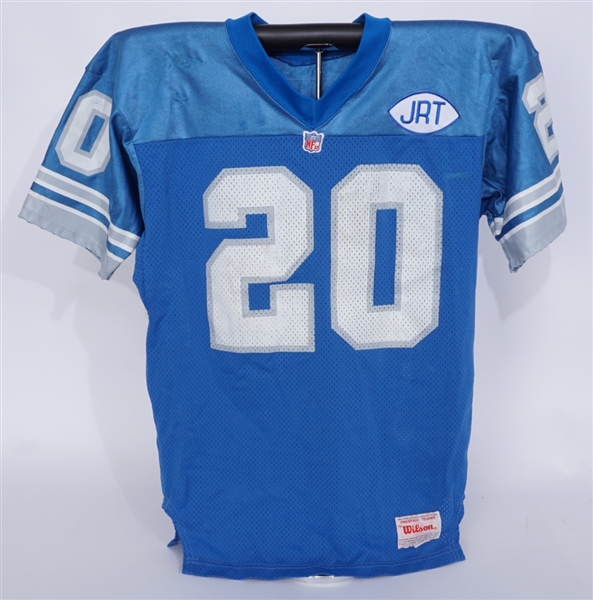 Barry Sanders 1991 Detroit Lions Game Used Jersey w/ Dave Miedema LOA