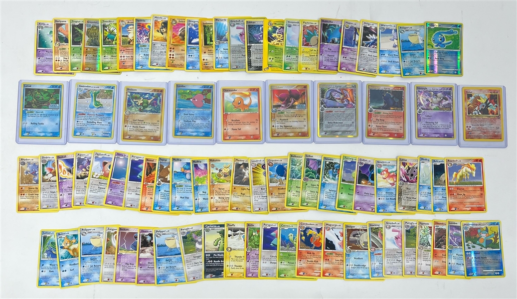 Lot of 81 Pokemon Cards of Various Generations - 14 Rare Cards