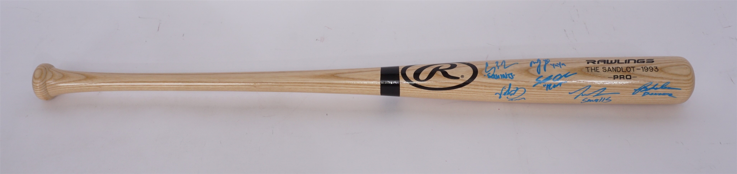 "The Sandlot" Cast Autographed Rawlings Bat Beckett
