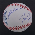 "The Sandlot" Cast Autographed OML Baseball Beckett