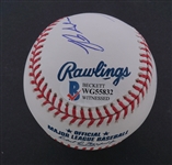 The Sandlot Cast Autographed OML Baseball Beckett