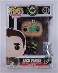Zach Parise Autographed Minnesota Wild Funko Pop Beckett
