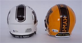 Lot of 2 Antoine Winfield Jr. & Tyler Johnson Dual Autographed Minnesota Gophers Mini Helmets Beckett