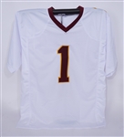 PJ Fleck Autographed  Custom Jersey & Mini Helmet Beckett