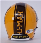 PJ Fleck Autographed  Custom Jersey & Mini Helmet Beckett