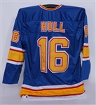 Brett Hull Autographed Custom Jersey PSA/DNA