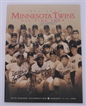 Minnesota Twins All-Time Team Autographed Magazine w/ Kirby Puckett Beckett LOA