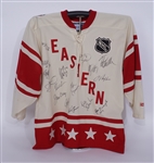 Jim Craig RARE Autographed 2004 Eastern Conference All-Star Game Jersey From Craigs Personal Collection w/ Other Signatures Beckett LOA