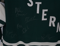 Jim Craig RARE Autographed 2004 NHL Western Conference All-Star Game Jersey From Craig's Personal Collection w/ Other Signatures JSA
