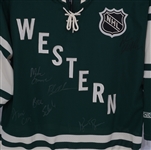 Jim Craig RARE Autographed 2004 NHL Western Conference All-Star Game Jersey From Craig's Personal Collection w/ Other Signatures JSA
