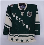 Jim Craig RARE Autographed 2004 NHL Western Conference All-Star Game Jersey From Craigs Personal Collection w/ Other Signatures JSA