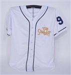 The Sandlot Cast Autographed Baseball Jersey Beckett