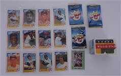 Miscellaneous Baseball Lot w/ Cards, Unopened Packs, & Puzzle