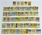 Collection of 5 Rare & Over 100 Uncommon Pokemon Cards