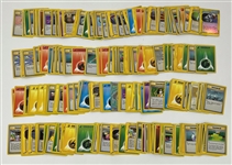 Collection of Over 100 Pokemon Trainer & Energy Cards