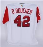 Denis Boucher 2006 World Baseball Classic Game Used Canada Jersey MLB