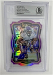 Dalvin Cook Autographed 2017 Select Prizm Purple #173 Rookie Card BGS