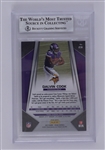 Dalvin Cook Autographed 2017 Panini Prizm #231 Rookie Card BGS