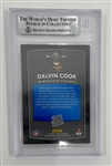 Dalvin Cook Autographed 2017 Donruss #343 Rated Rookie Card BGS