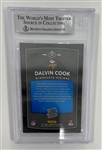 Dalvin Cook Autographed 2017 Donruss Optic Red & Yellow #193 Rated Rookie Card BGS
