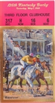 Authentic 1999 Kentucky Derby Admission Ticket