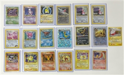 Collection of 42 Rare Pokemon Cards w/ 19 Holo & Reverse Holo Cards